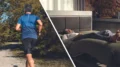 Side_by_side_of_man_running_then_sleeping_in_an_adjustable_bed